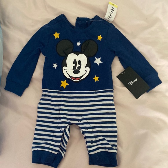 Nwt Disney Mickey Mouse Onesie - Picture 1 of 1